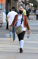 BUSY PHILIPPS Out with Her Dog in New York 10/05/2020