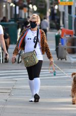BUSY PHILIPPS Out with Her Dog in New York 10/05/2020