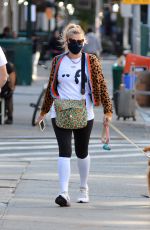 BUSY PHILIPPS Out with Her Dog in New York 10/05/2020