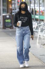CAMILA MENDES Out for Coffee with Her Dog in Vancouver 10/15/2020