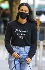 CAMILA MENDES Out for Coffee with Her Dog in Vancouver 10/15/2020
