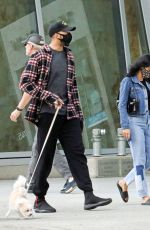 CAMILA MENDES Out Walks with Her Dog in Vancouver 10/03/2020
