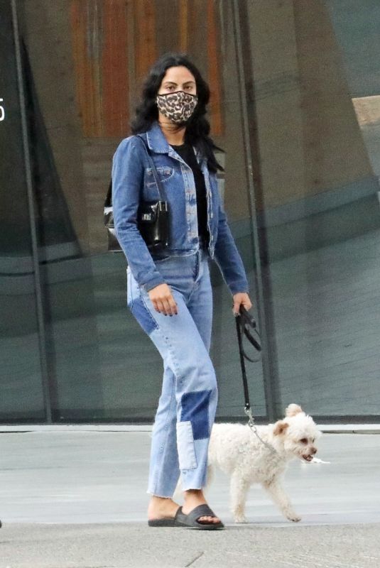 CAMILA MENDES Out Walks with Her Dog in Vancouver 10/03/2020