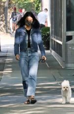 CAMILA MENDES Out with Her Dog in Vancouver 10/02/2020