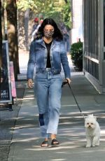 CAMILA MENDES Out with Her Dog in Vancouver 10/02/2020