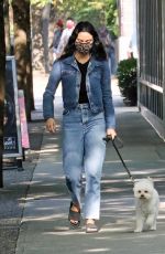CAMILA MENDES Out with Her Dog in Vancouver 10/02/2020