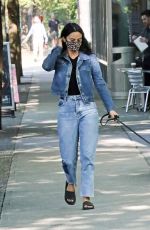 CAMILA MENDES Out with Her Dog in Vancouver 10/02/2020