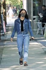 CAMILA MENDES Out with Her Dog in Vancouver 10/02/2020