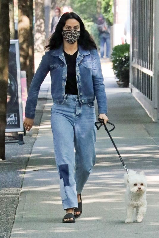 CAMILA MENDES Out with Her Dog in Vancouver 10/02/2020