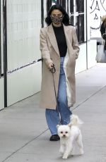 CAMILA MENDES Out with Her Dog in Vancouver 10/27/2020