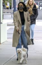 CAMILA MENDES Out with Her Dog in Vancouver 10/27/2020