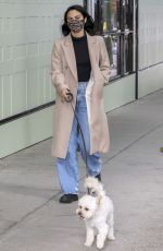 CAMILA MENDES Out with Her Dog in Vancouver 10/27/2020