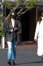 CAMILA MORRONE Out for Lunch with Her Mother in West Hollywood 10/28/2020