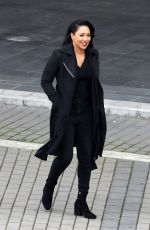 CANDICE PATTON and VICTORIA PARK on the Set of The Flash, Season 7 in Vancouver 10/14/2020