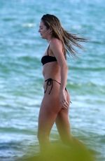 CANDICE SWANEPOEL in Bikini at a Beach in Miami 10/27/2020