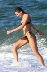 CANDICE SWANEPOEL in Bikini at a Beach in Miami 10/27/2020