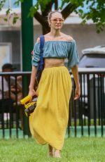 CANDICE SWANEPOEL Out at a Park in Miami Beach 10/25/2020