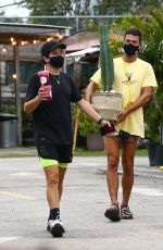 CANDICE SWANEPOEL Out with Friends in Miami Beach 10/25/2020