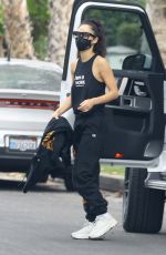 CARA SANTANA Arrives at a Friend