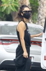 CARA SANTANA Arrives at a Friend