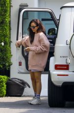 CARA SANTANA Arrives at Her Home in Beverly Hills 10/08/2020