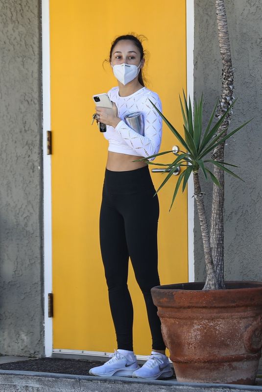 CARA SANTANA Leaves a Gym in West Hollywood 10/28/2020