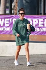 CARA SANTANA Out for Iced Coffee in Los Angeles 10/05/2020