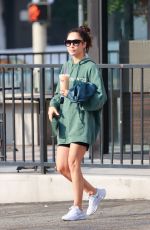 CARA SANTANA Out for Iced Coffee in Los Angeles 10/05/2020