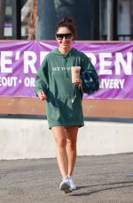 CARA SANTANA Out for Iced Coffee in Los Angeles 10/05/2020