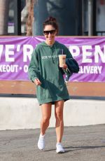 CARA SANTANA Out for Iced Coffee in Los Angeles 10/05/2020