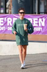 CARA SANTANA Out for Iced Coffee in Los Angeles 10/05/2020