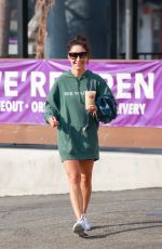 CARA SANTANA Out for Iced Coffee in Los Angeles 10/05/2020