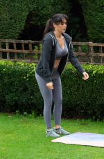 CASEY BATCHELOR at Yoga Workout in London 10/20/2020