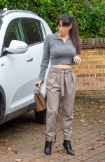 CASEY BATCHELOR Leaves Her House in London 10/13/2020