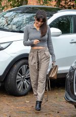 CASEY BATCHELOR Leaves Her House in London 10/13/2020