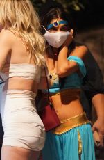 CHANTEL JEFFRIES at a Halloween Party in Los Angeles 10/30/2020