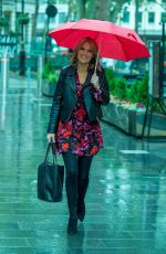 CHARLOTTE HAWKINS Arrives at Global Studios in London 10/29/2020