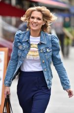 CHARLOTTE HAWKINS Arrives at Her Classic FM Radio Show in London 10/16/2020