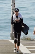 CHARLOTTE MCKINNEY Out at a Beach in Los Angeles 10/12/2020