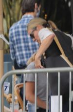CHELSEA HANDLER at Lunch at Blue Plate Oysterette in Santa Monica 10/16/2020
