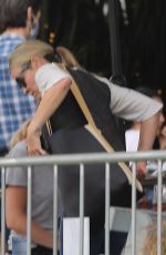 CHELSEA HANDLER at Lunch at Blue Plate Oysterette in Santa Monica 10/16/2020