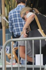 CHELSEA HANDLER at Lunch at Blue Plate Oysterette in Santa Monica 10/16/2020