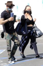 CHERYL BURKOE Arrives at DWTS Studios in Los Angeles 10/03/2020