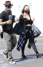 CHERYL BURKOE Arrives at DWTS Studios in Los Angeles 10/03/2020
