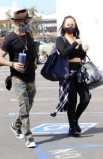 CHERYL BURKOE Arrives at DWTS Studios in Los Angeles 10/03/2020