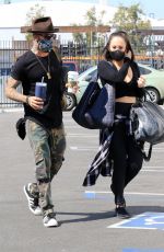 CHERYL BURKOE Arrives at DWTS Studios in Los Angeles 10/03/2020