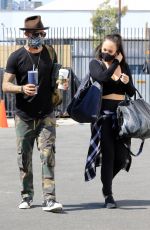 CHERYL BURKOE Arrives at DWTS Studios in Los Angeles 10/03/2020