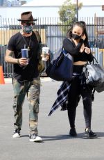 CHERYL BURKOE Arrives at DWTS Studios in Los Angeles 10/03/2020