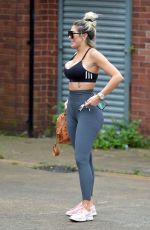 CHLOE FERRY in Tights Leaves a Gym in Newcastle 10/29/2020
