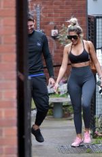CHLOE FERRY in Tights Leaves a Gym in Newcastle 10/29/2020